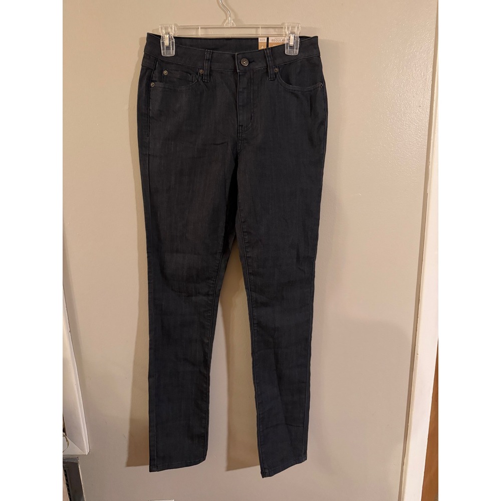 Prana Kara Jeans Womens 4 Regular‎ Dark Indigo Stretch Denim Slim Straight Pants